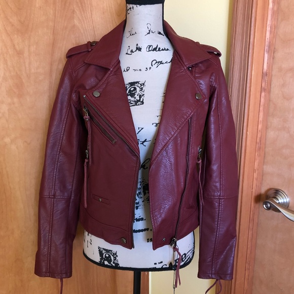 Blank NYC Jackets & Blazers - NWT Blank NYC Vegan Leather Motorcycle Jacket